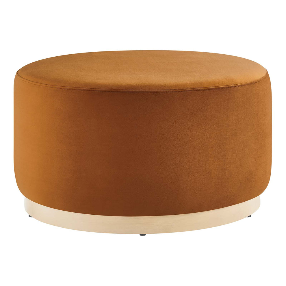 Tilden Large 29" Round Performance Velvet Upholstered Ottoman By Modway - EEI-6648 | Ottomans | Modishstore - 22
