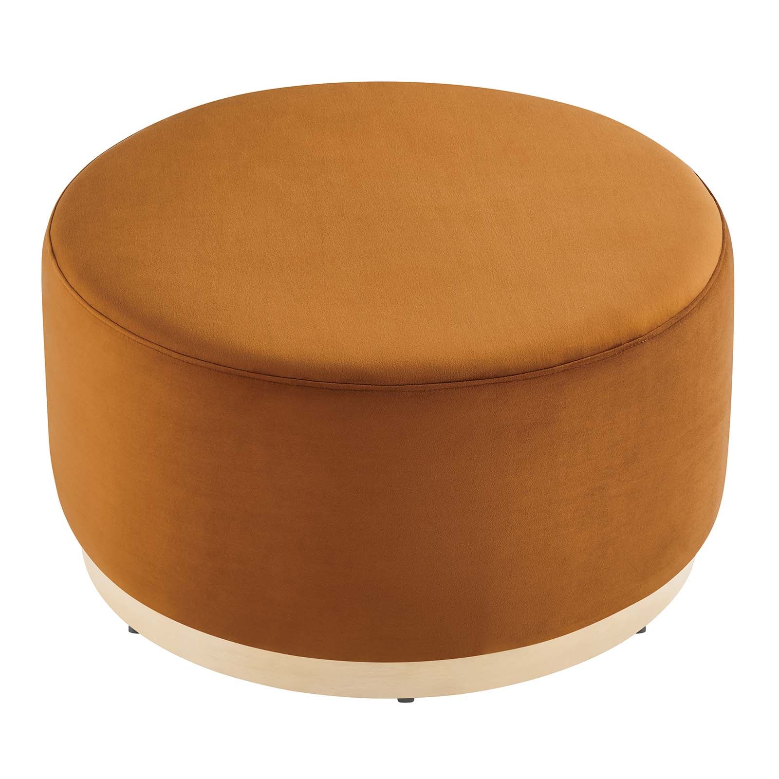 Tilden Large 29" Round Performance Velvet Upholstered Ottoman By Modway - EEI-6648 | Ottomans | Modishstore - 23