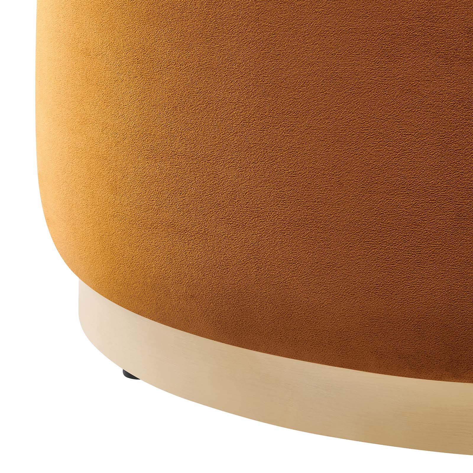 Tilden Large 29" Round Performance Velvet Upholstered Ottoman By Modway - EEI-6648 | Ottomans | Modishstore - 24