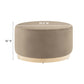 Tilden Large 29" Round Performance Velvet Upholstered Ottoman By Modway - EEI-6648 | Ottomans | Modishstore - 33
