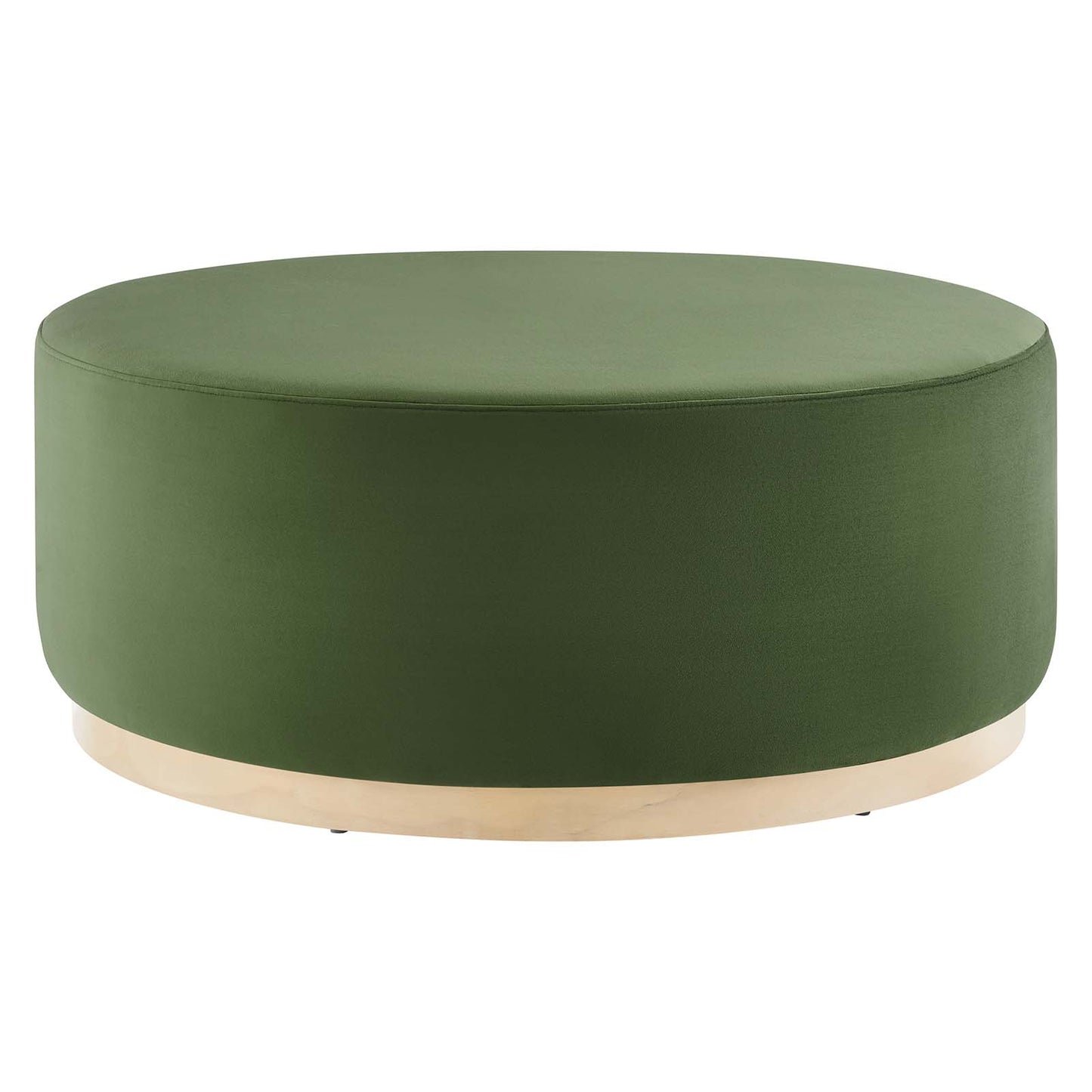 Tilden Large 38" Round Performance Velvet Upholstered Ottoman By Modway - EEI-6650 | Ottomans | Modishstore - 15