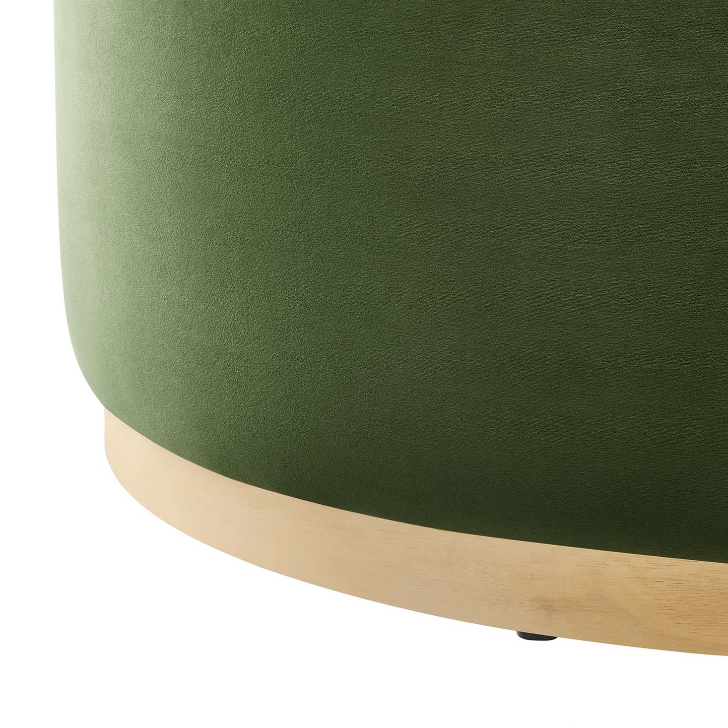 Tilden Large 38" Round Performance Velvet Upholstered Ottoman By Modway - EEI-6650 | Ottomans | Modishstore - 17
