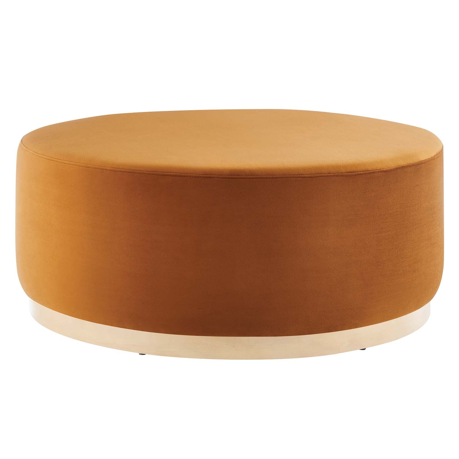Tilden Large 38" Round Performance Velvet Upholstered Ottoman By Modway - EEI-6650 | Ottomans | Modishstore - 22