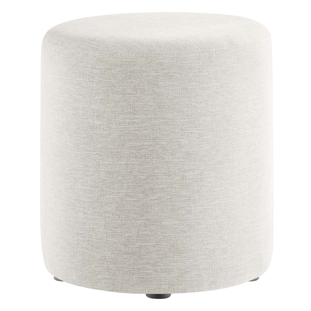 Callum 16" Round Woven Heathered Fabric Upholstered Ottoman By Modway - EEI-6651 | Ottomans | Modishstore - 9