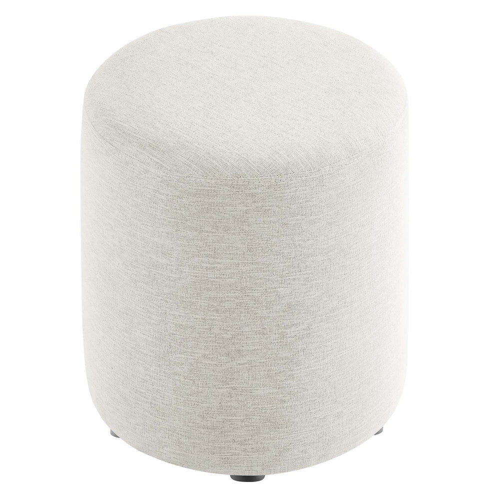 Callum 16" Round Woven Heathered Fabric Upholstered Ottoman By Modway - EEI-6651 | Ottomans | Modishstore - 10