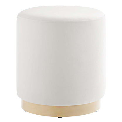 Tilden 16" Round Performance Velvet Upholstered Ottoman By Modway - EEI-6652 | Ottomans | Modishstore - 2