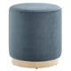Tilden 16" Round Performance Velvet Upholstered Ottoman By Modway - EEI-6652 | Ottomans | Modishstore - 9