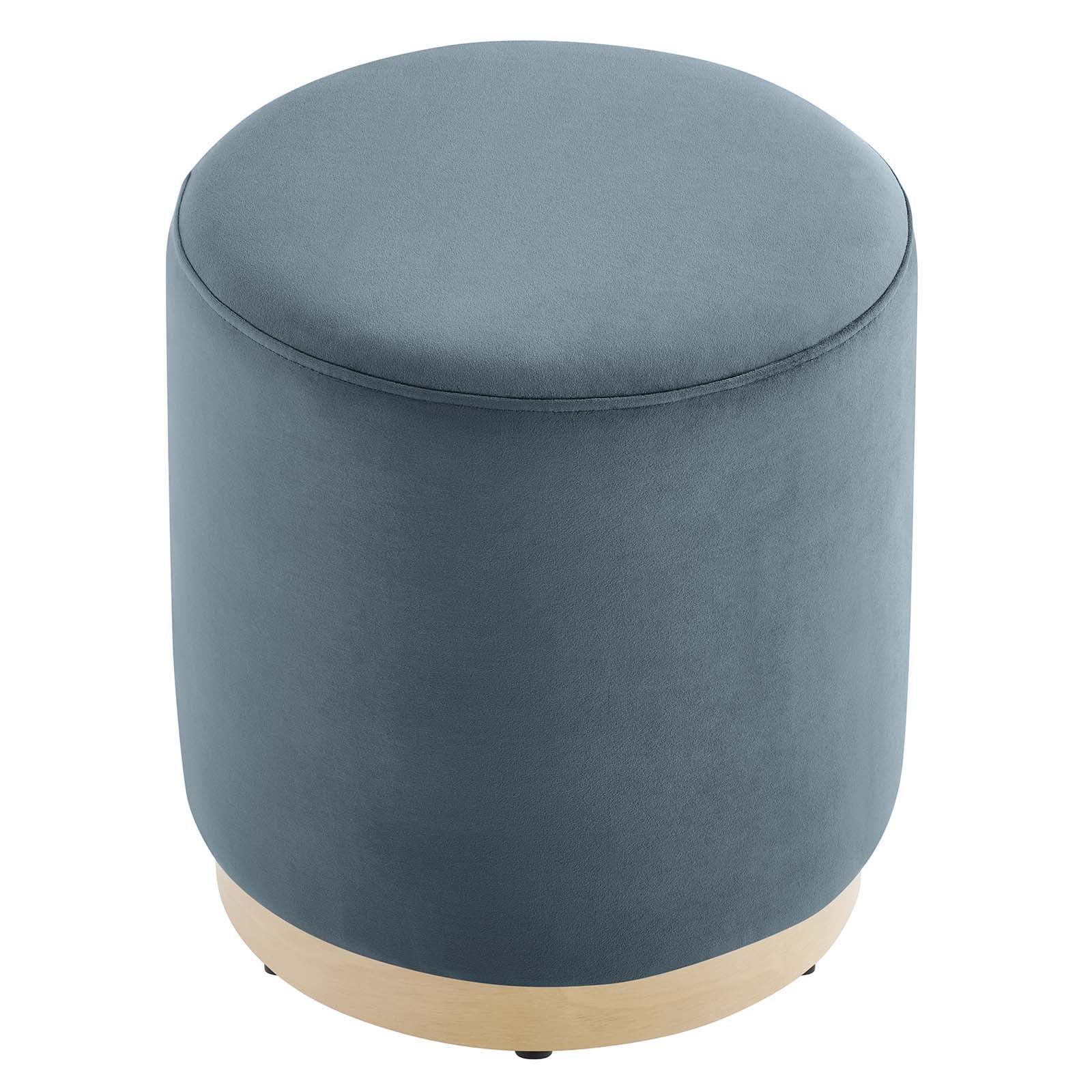 Tilden 16" Round Performance Velvet Upholstered Ottoman By Modway - EEI-6652 | Ottomans | Modishstore - 10