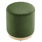 Tilden 16" Round Performance Velvet Upholstered Ottoman By Modway - EEI-6652 | Ottomans | Modishstore - 18