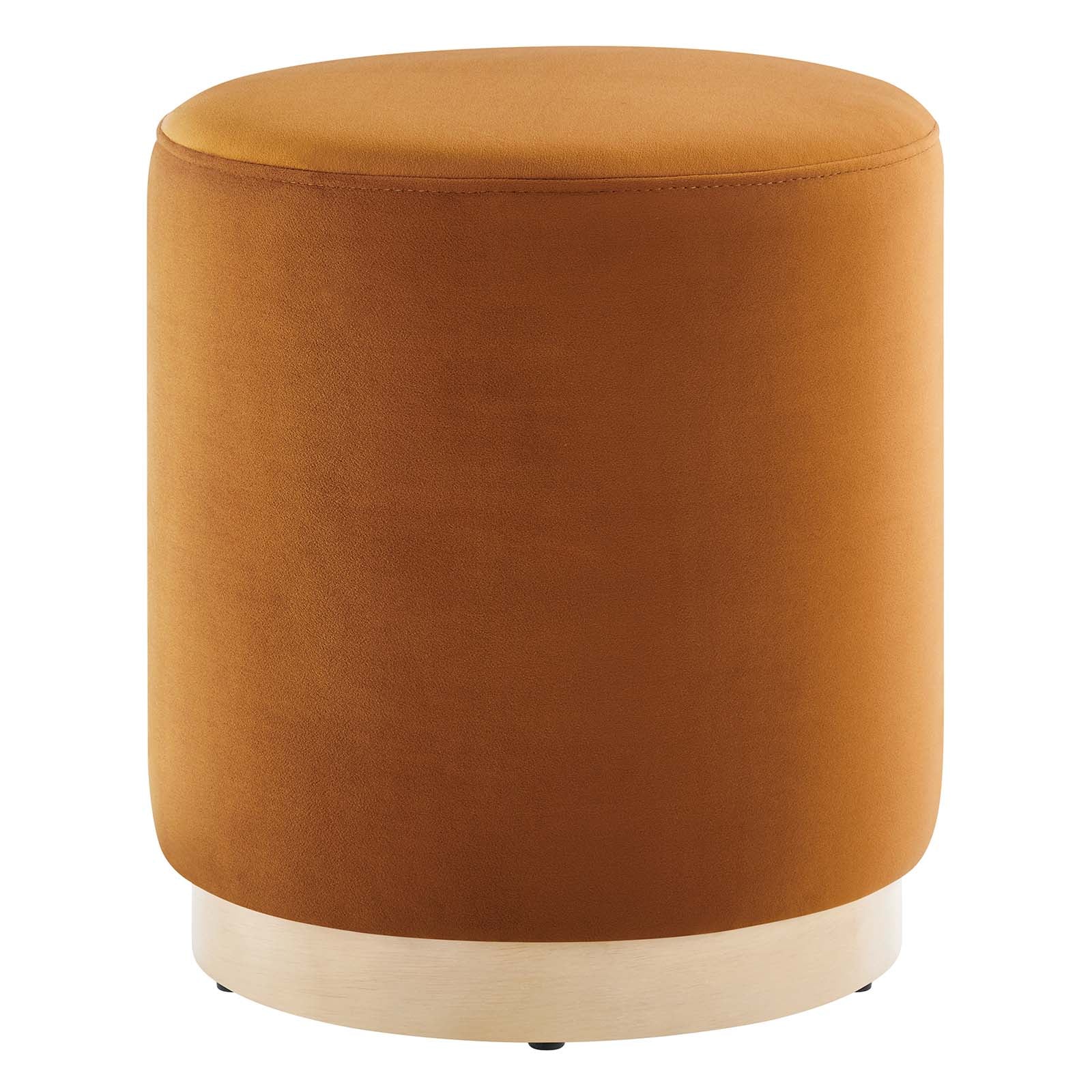 Tilden 16" Round Performance Velvet Upholstered Ottoman By Modway - EEI-6652 | Ottomans | Modishstore - 25