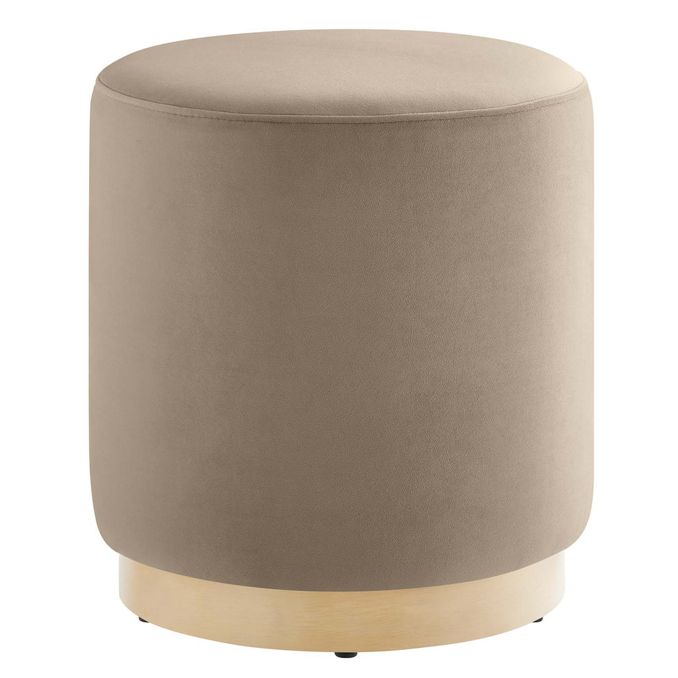 Tilden 16" Round Performance Velvet Upholstered Ottoman By Modway - EEI-6652 | Ottomans | Modishstore - 33