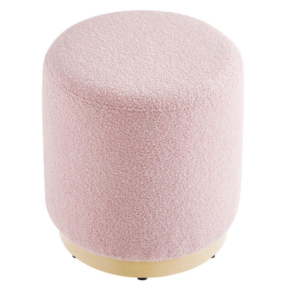 Tilden 16" Round Sherpa Upholstered Ottoman By Modway - EEI-6653 | Ottomans | Modishstore - 3