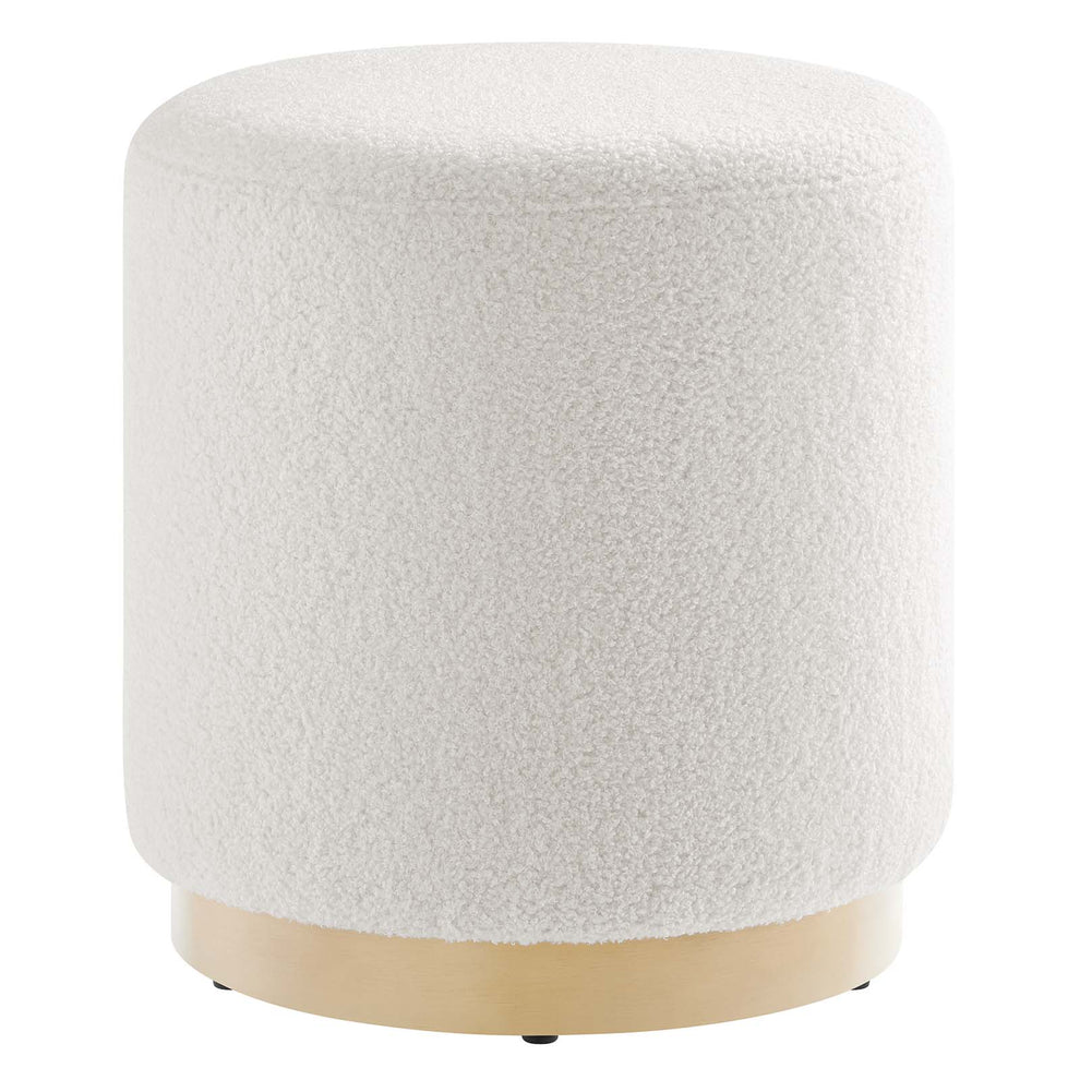 Tilden 16" Round Sherpa Upholstered Ottoman By Modway - EEI-6653 | Ottomans | Modishstore - 9