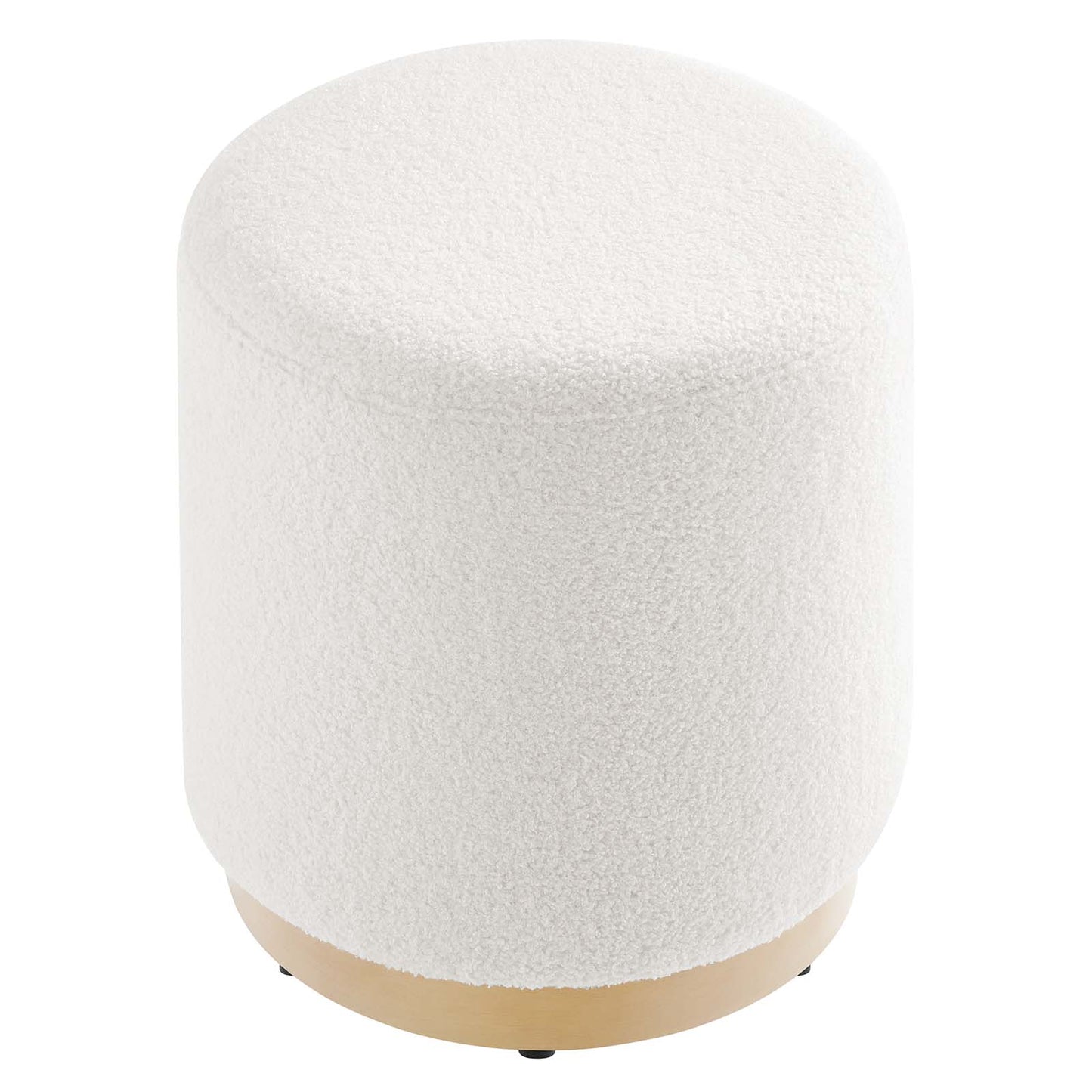 Tilden 16" Round Sherpa Upholstered Ottoman By Modway - EEI-6653 | Ottomans | Modishstore - 10