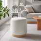 Tilden 16" Round Sherpa Upholstered Ottoman By Modway - EEI-6653 | Ottomans | Modishstore - 16