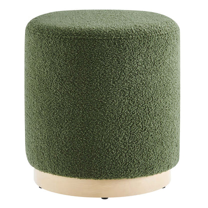 Tilden 16" Round Sherpa Upholstered Ottoman By Modway - EEI-6653 | Ottomans | Modishstore - 17