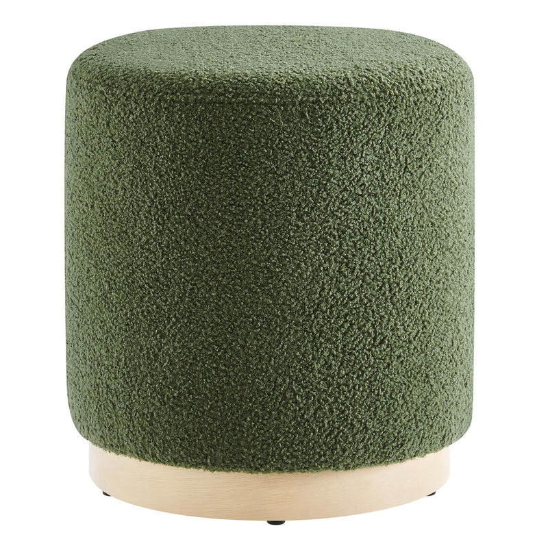 Tilden 16" Round Sherpa Upholstered Ottoman By Modway - EEI-6653 | Ottomans | Modishstore - 17
