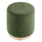 Tilden 16" Round Sherpa Upholstered Ottoman By Modway - EEI-6653 | Ottomans | Modishstore - 18