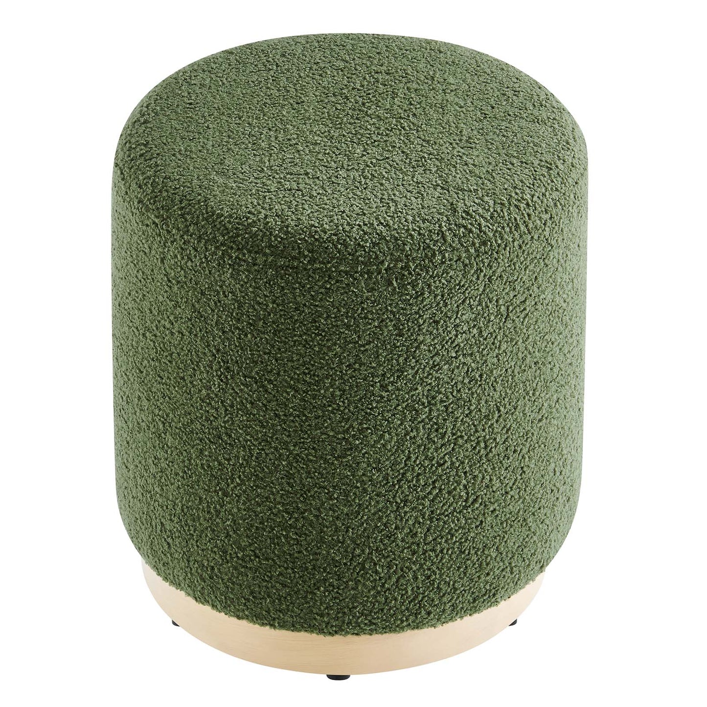Tilden 16" Round Sherpa Upholstered Ottoman By Modway - EEI-6653 | Ottomans | Modishstore - 18