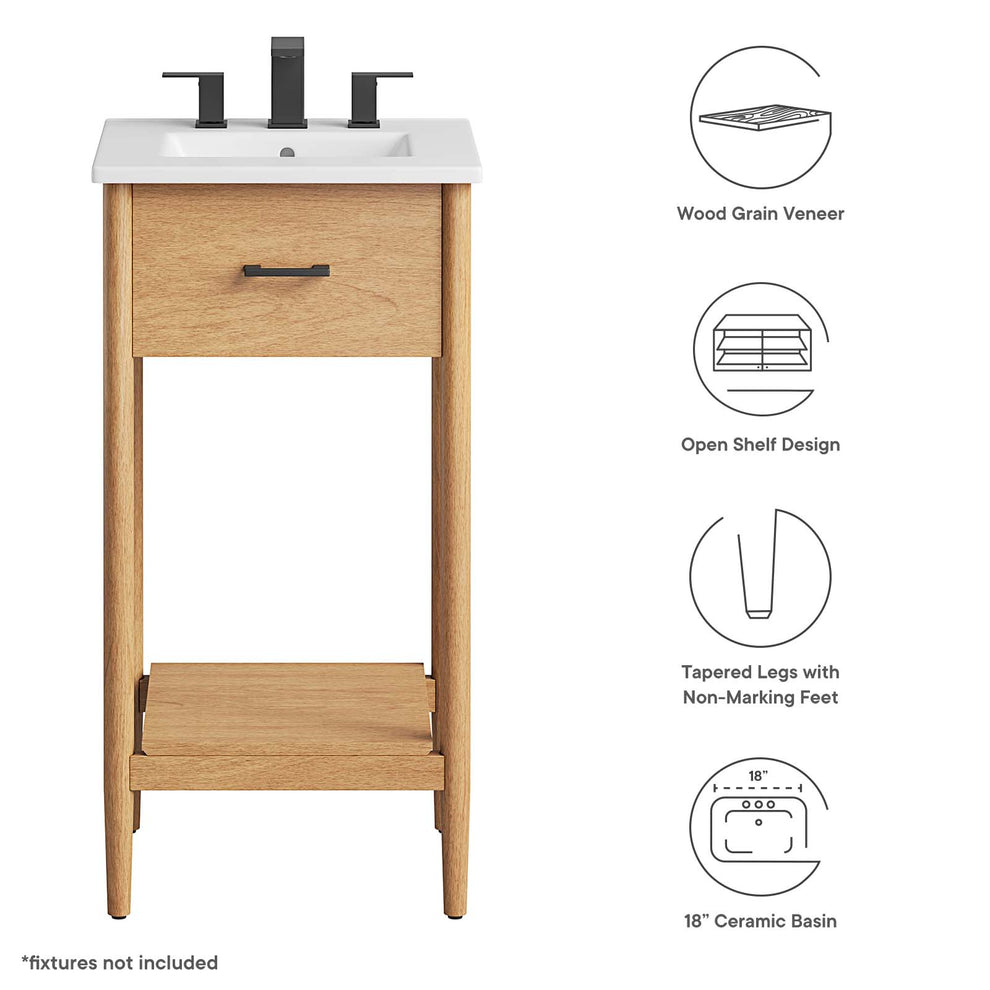 Zaire 18" Bathroom Vanity By Modway - EEI-6658 | Bathroom Accessories | Modishstore - 6