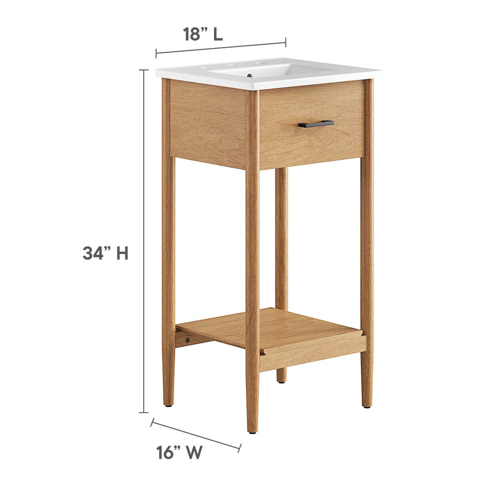 Zaire 18" Bathroom Vanity By Modway - EEI-6658 | Bathroom Accessories | Modishstore - 7