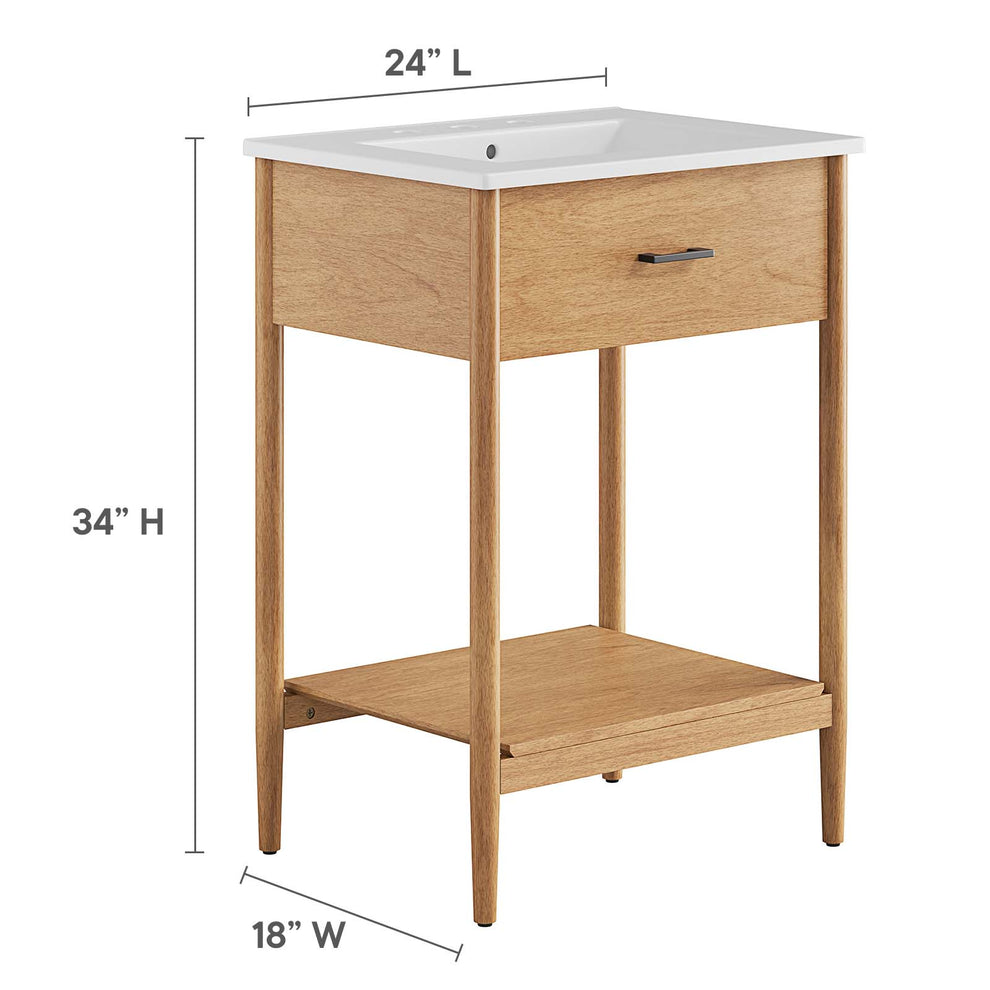 Zaire 24" Bathroom Vanity By Modway - EEI-6660 | Bathroom Accessories | Modishstore - 7