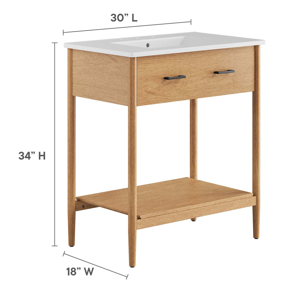 Zaire 30" Bathroom Vanity By Modway - EEI-6662 | Bathroom Accessories | Modishstore - 9