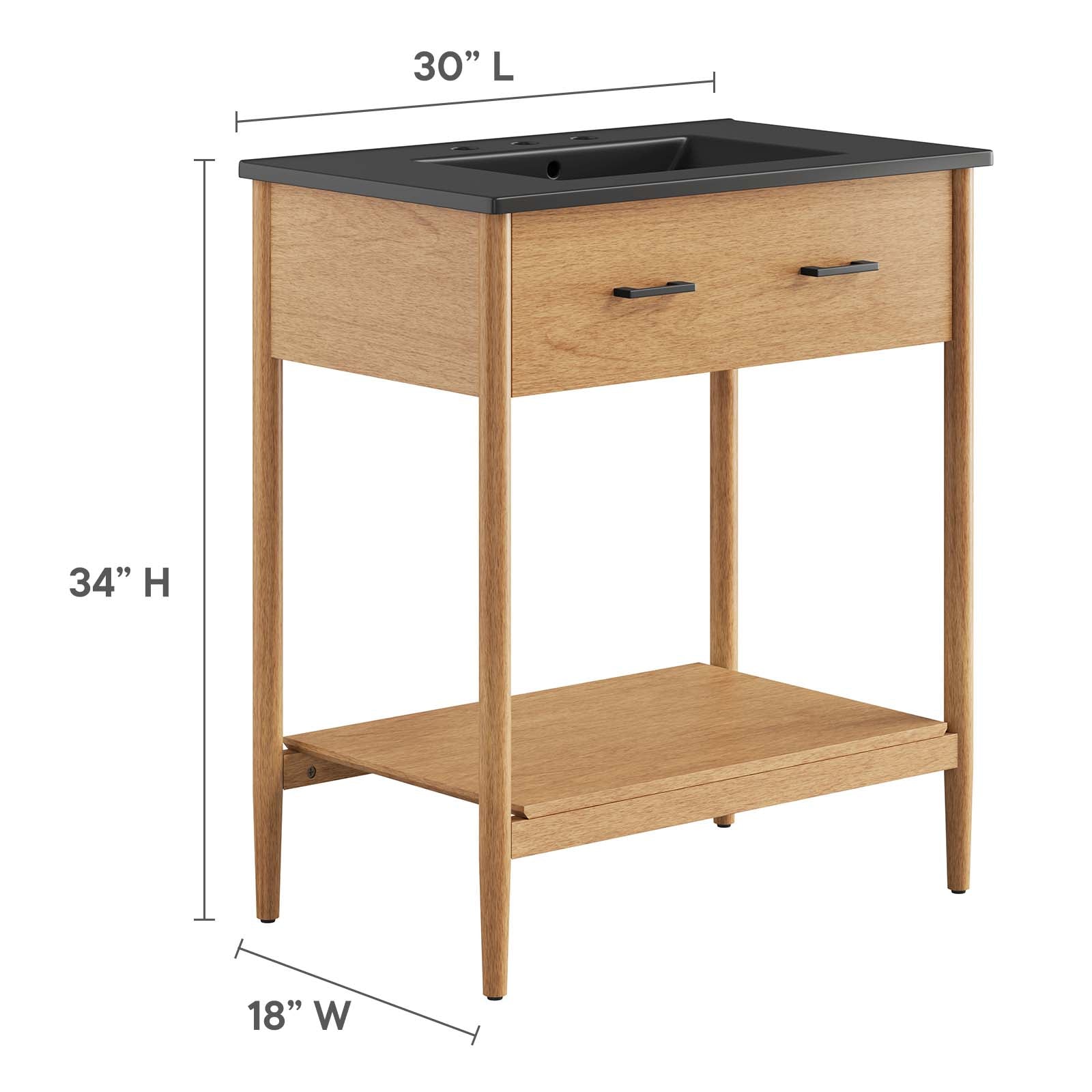 Zaire 30" Bathroom Vanity By Modway - EEI-6663 | Bathroom Accessories | Modishstore - 9