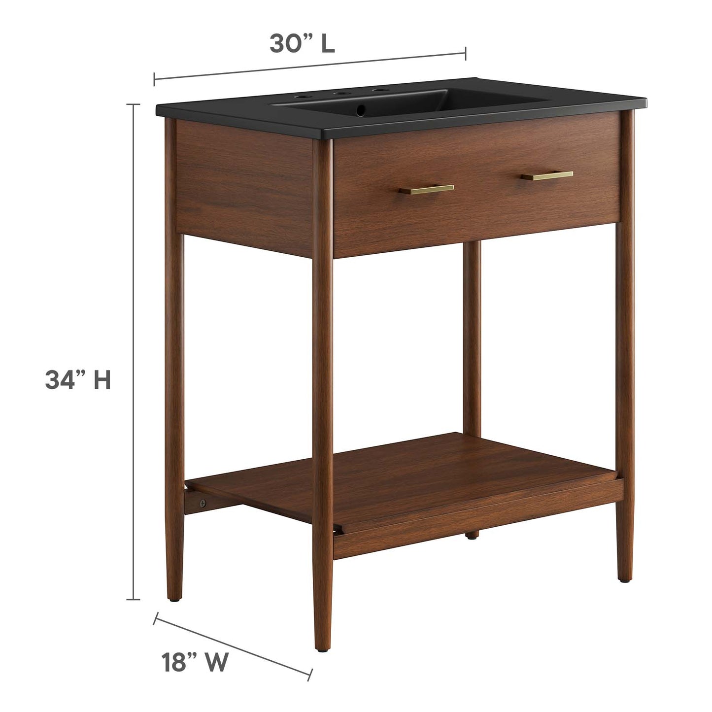 Zaire 30" Bathroom Vanity By Modway - EEI-6663 | Bathroom Accessories | Modishstore - 18