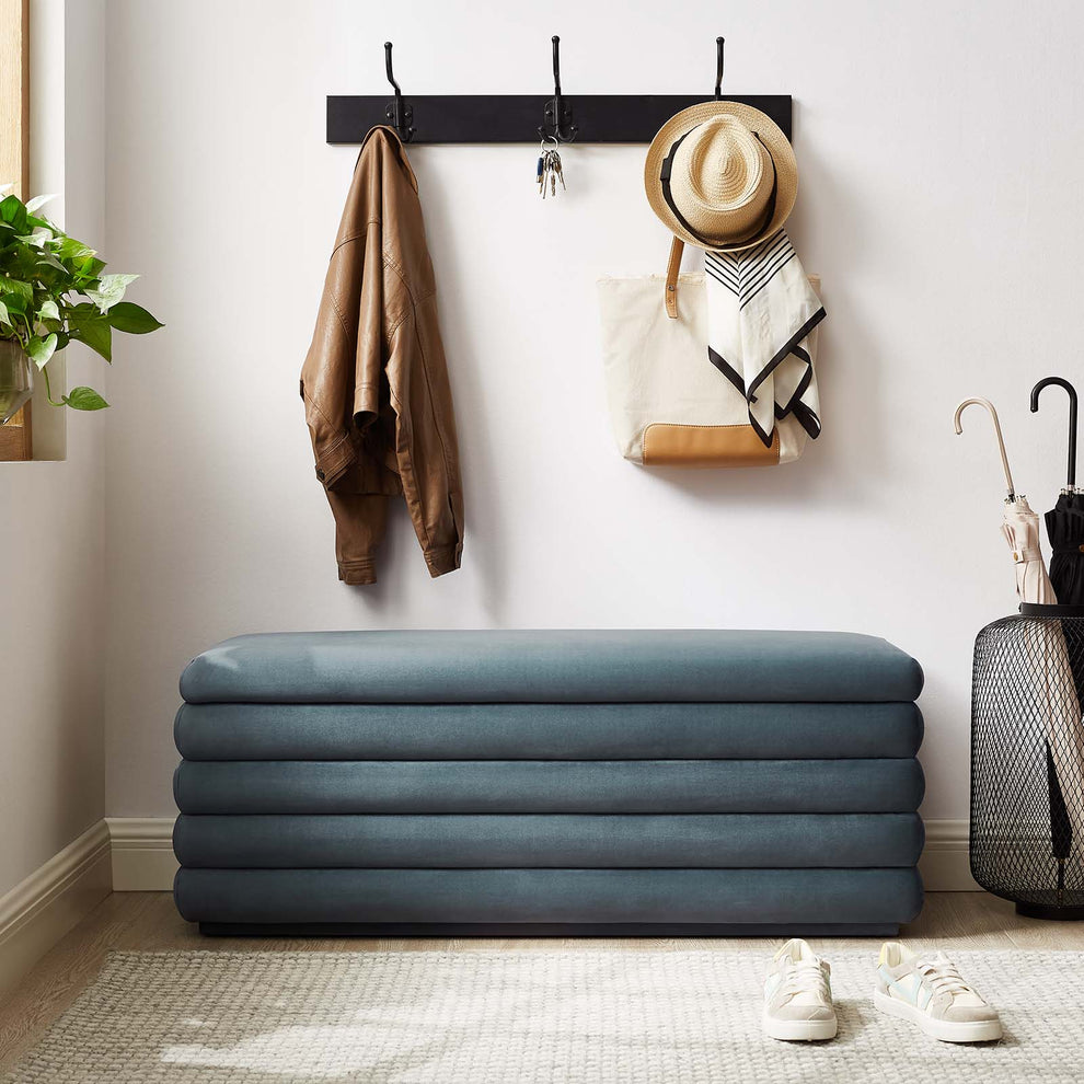 Mezzo Upholstered Performance Velvet Storage Bench By Modway - EEI-6664 | Benches | Modishstore - 12