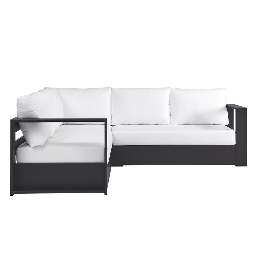 Tahoe Outdoor Patio Powder-Coated Aluminum 3-Piece Sectional Sofa Set By Modway - EEI-6668 | Outdoor Sofas, Loveseats & Sectionals | Modishstore - 17