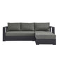 Tahoe Outdoor Patio Powder-Coated Aluminum 2-Piece Right-Facing Chaise Sectional Sofa Set By Modway - EEI-6669 | Outdoor Sofas, Loveseats & Sectionals | Modishstore - 3