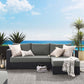 Tahoe Outdoor Patio Powder-Coated Aluminum 2-Piece Right-Facing Chaise Sectional Sofa Set By Modway - EEI-6669 | Outdoor Sofas, Loveseats & Sectionals | Modishstore - 1