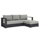 Tahoe Outdoor Patio Powder-Coated Aluminum 2-Piece Right-Facing Chaise Sectional Sofa Set By Modway - EEI-6669 | Outdoor Sofas, Loveseats & Sectionals | Modishstore - 8