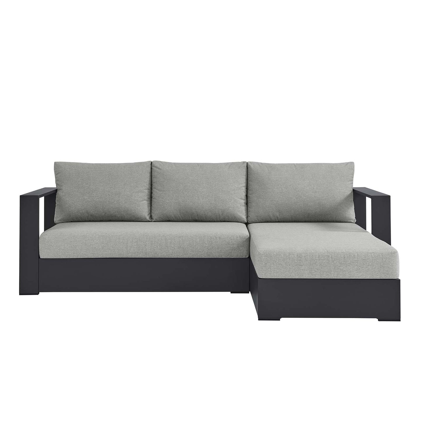 Tahoe Outdoor Patio Powder-Coated Aluminum 2-Piece Right-Facing Chaise Sectional Sofa Set By Modway - EEI-6669 | Outdoor Sofas, Loveseats & Sectionals | Modishstore - 9