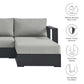 Tahoe Outdoor Patio Powder-Coated Aluminum 2-Piece Right-Facing Chaise Sectional Sofa Set By Modway - EEI-6669 | Outdoor Sofas, Loveseats & Sectionals | Modishstore - 10