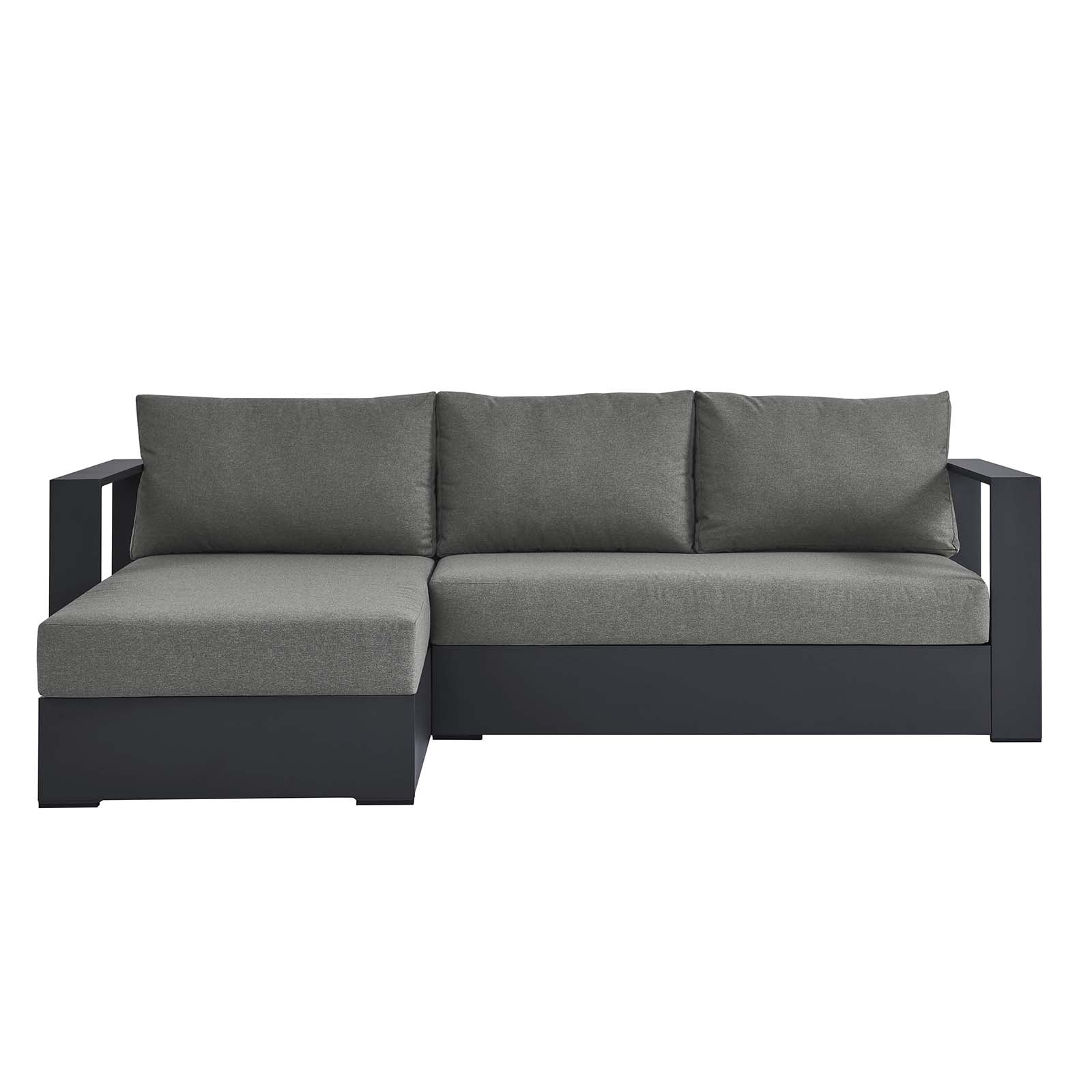 Tahoe Outdoor Patio Powder-Coated Aluminum 2-Piece Left-Facing Chaise Sectional Sofa Set By Modway - EEI-6670 | Outdoor Sofas, Loveseats & Sectionals | Modishstore - 3