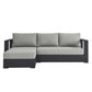 Tahoe Outdoor Patio Powder-Coated Aluminum 2-Piece Left-Facing Chaise Sectional Sofa Set By Modway - EEI-6670 | Outdoor Sofas, Loveseats & Sectionals | Modishstore - 9