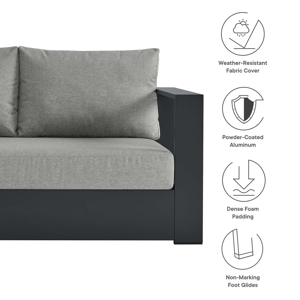 Tahoe Outdoor Patio Powder-Coated Aluminum 2-Piece Left-Facing Chaise Sectional Sofa Set By Modway - EEI-6670 | Outdoor Sofas, Loveseats & Sectionals | Modishstore - 10