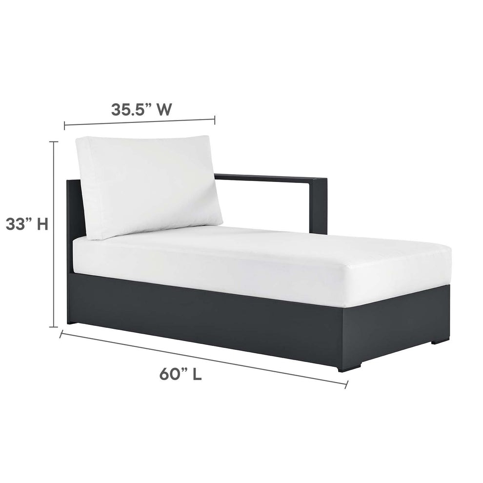 Tahoe Outdoor Patio Powder-Coated Aluminum 3-Piece Right-Facing Chaise Sectional Sofa Set By Modway - EEI-6671 | Outdoor Sofas, Loveseats & Sectionals | Modishstore - 22