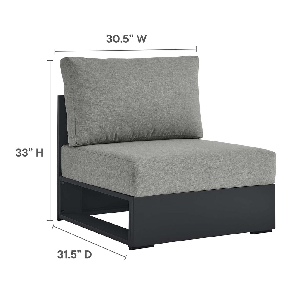 Tahoe Outdoor Patio Powder-Coated Aluminum 3-Piece Left-Facing Chaise Sectional Sofa Set By Modway - EEI-6672 | Outdoor Sofas, Loveseats & Sectionals | Modishstore - 13