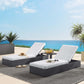 Tahoe Outdoor Patio Powder-Coated Aluminum 3-Piece Chaise Lounge Set By Modway - EEI-6673 | Outdoor Sofas, Loveseats & Sectionals | Modishstore - 18