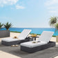Tahoe Outdoor Patio Powder-Coated Aluminum 3-Piece Chaise Lounge Set By Modway - EEI-6673 | Outdoor Sofas, Loveseats & Sectionals | Modishstore - 18