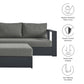 Tahoe Outdoor Patio Powder-Coated Aluminum 5-Piece Sectional Sofa Set By Modway - EEI-6674 | Outdoor Sofas, Loveseats & Sectionals | Modishstore - 4