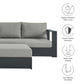 Tahoe Outdoor Patio Powder-Coated Aluminum 5-Piece Sectional Sofa Set By Modway - EEI-6674 | Outdoor Sofas, Loveseats & Sectionals | Modishstore - 13