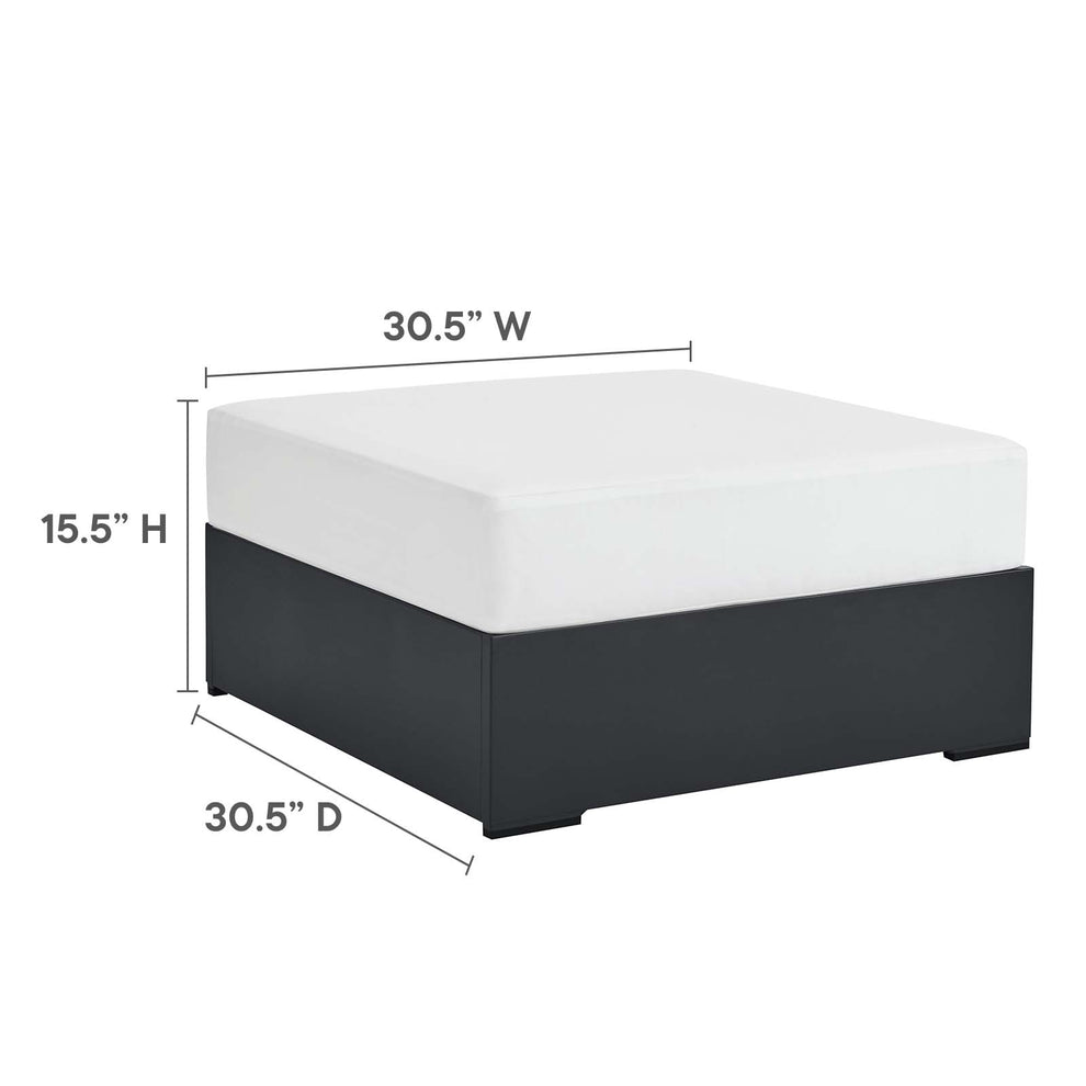 Tahoe Outdoor Patio Powder-Coated Aluminum 5-Piece Sectional Sofa Set By Modway - EEI-6674 | Outdoor Sofas, Loveseats & Sectionals | Modishstore - 27