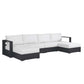 Tahoe Outdoor Patio Powder-Coated Aluminum 4-Piece Sectional Sofa Set By Modway - EEI-6676 | Outdoor Sofas, Loveseats & Sectionals | Modishstore - 17