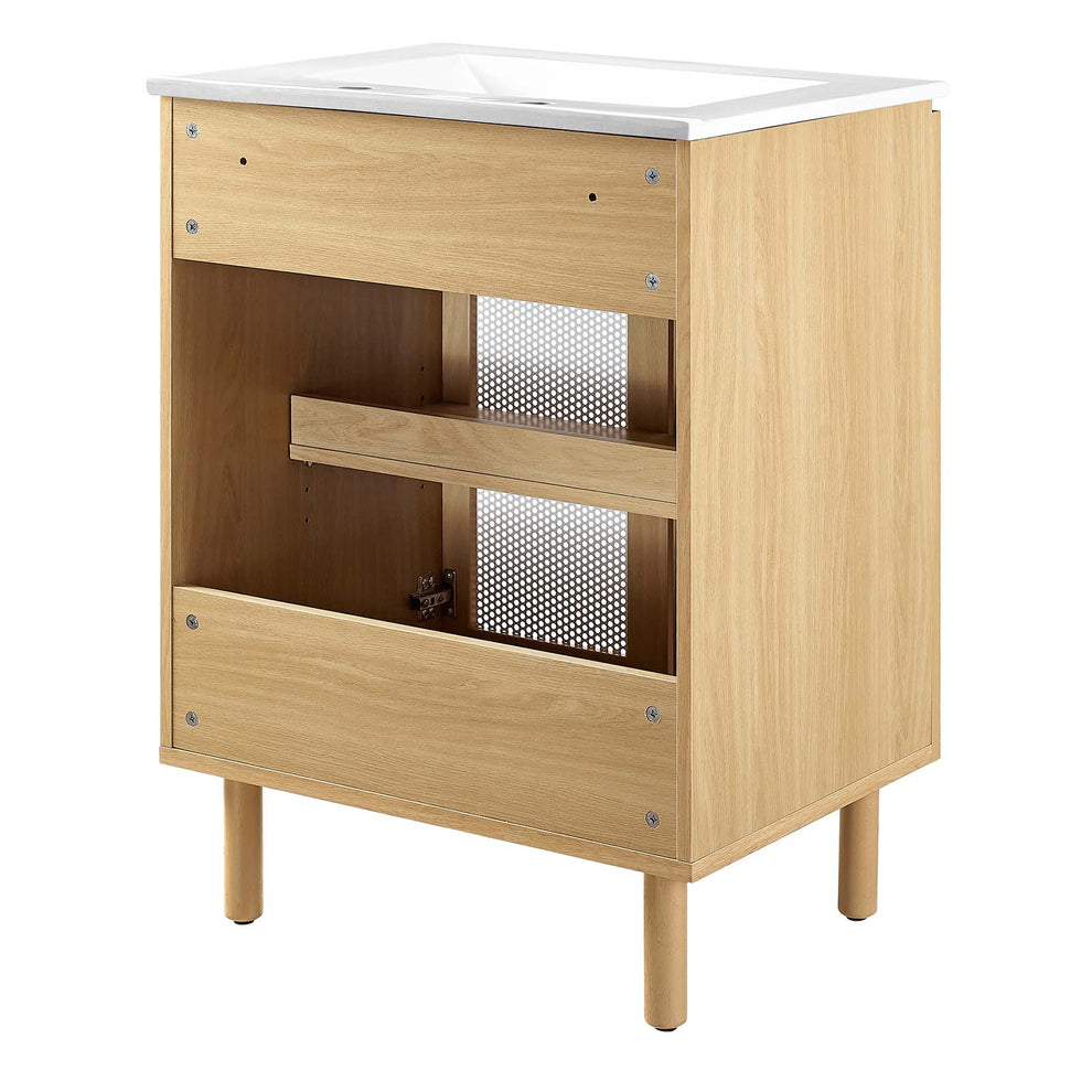 Calla 24" Perforated Metal Bathroom Vanity By Modway - EEI-6677 | Bathroom Accessories | Modishstore - 5