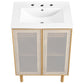 Calla 24" Perforated Metal Bathroom Vanity By Modway - EEI-6677 | Bathroom Accessories | Modishstore - 6