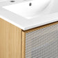 Calla 24" Perforated Metal Bathroom Vanity By Modway - EEI-6677 | Bathroom Accessories | Modishstore - 7